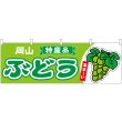 画像1: 横幕　54784　ぶどう　岡山　特産品　黄緑 (1)