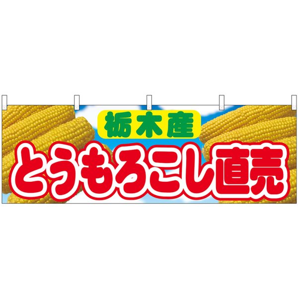 画像1: 横幕　54910　とうもろこし直売　栃木産　 (1)