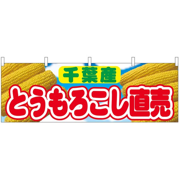 画像1: 横幕　54913　とうもろこし直売　千葉産　 (1)