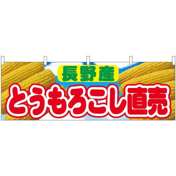 画像1: 横幕　54915　とうもろこし直売　長野産　 (1)